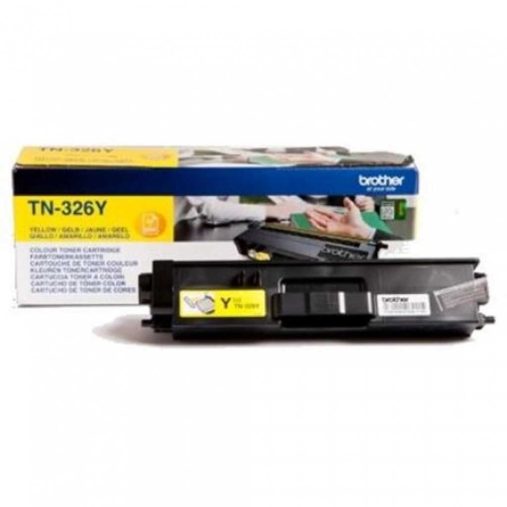 Cartus toner Brother DCP L 8450 CDW, MFC L 8850 CDW, HL L 9200 CDWT, HL L 8250 CDN, DCP L 8400 CDN, MFC L 8650 CDW, HL L 8350 CDW TN326 TN326Y 3.5k Yellow Original
