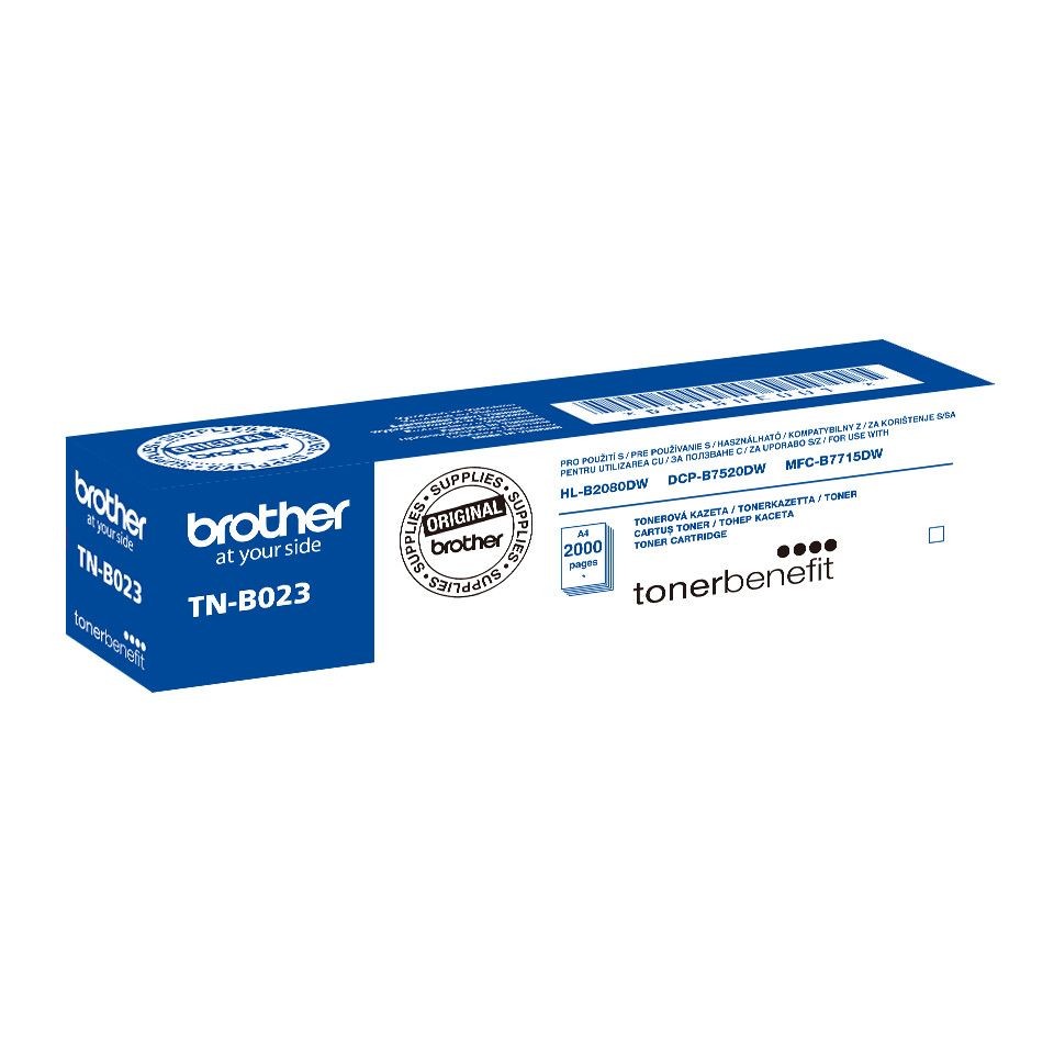 Cartus toner Brother DCP B7520 D, TN-B023, TNB023, 2k, Black, Original