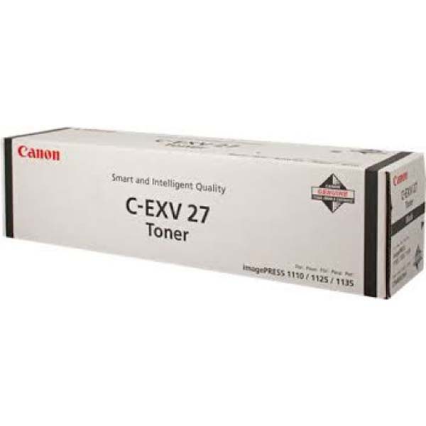 Cartus toner Canon Imagepress 1125, Imagepress 1135, Imagepress 1110 C-EXV27BK Black Original