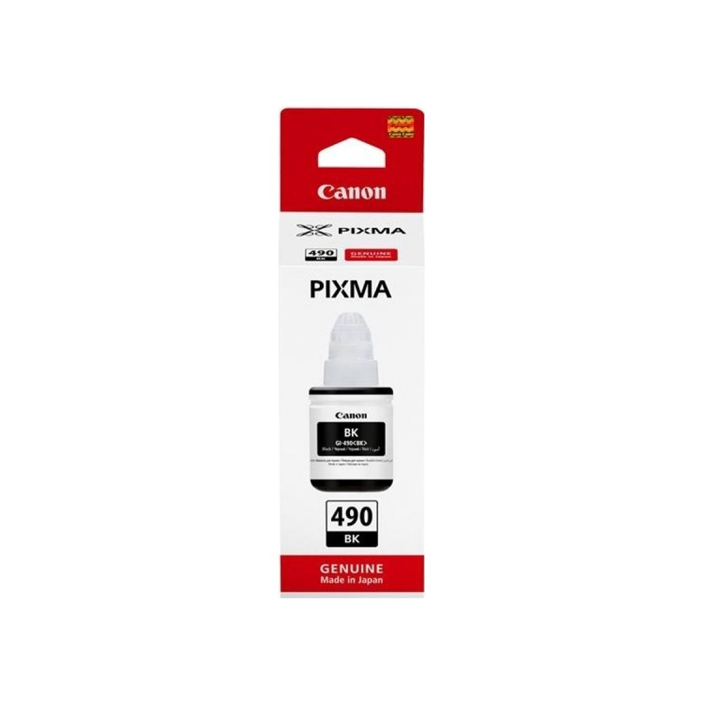 Cerneala Canon GI 490, G 2400, G 1400, G 3400 GI-490 0663C001AA, GI-490BK Black Original