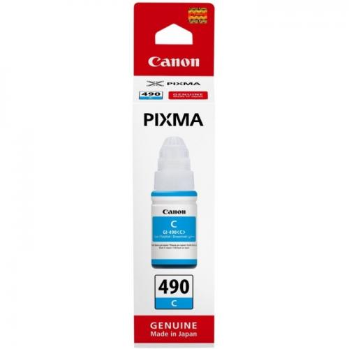 Cerneala Canon GI 490, G 2400, G 1400, G 3400 GI-490 0664C001AA, GI-490C Cyan Original