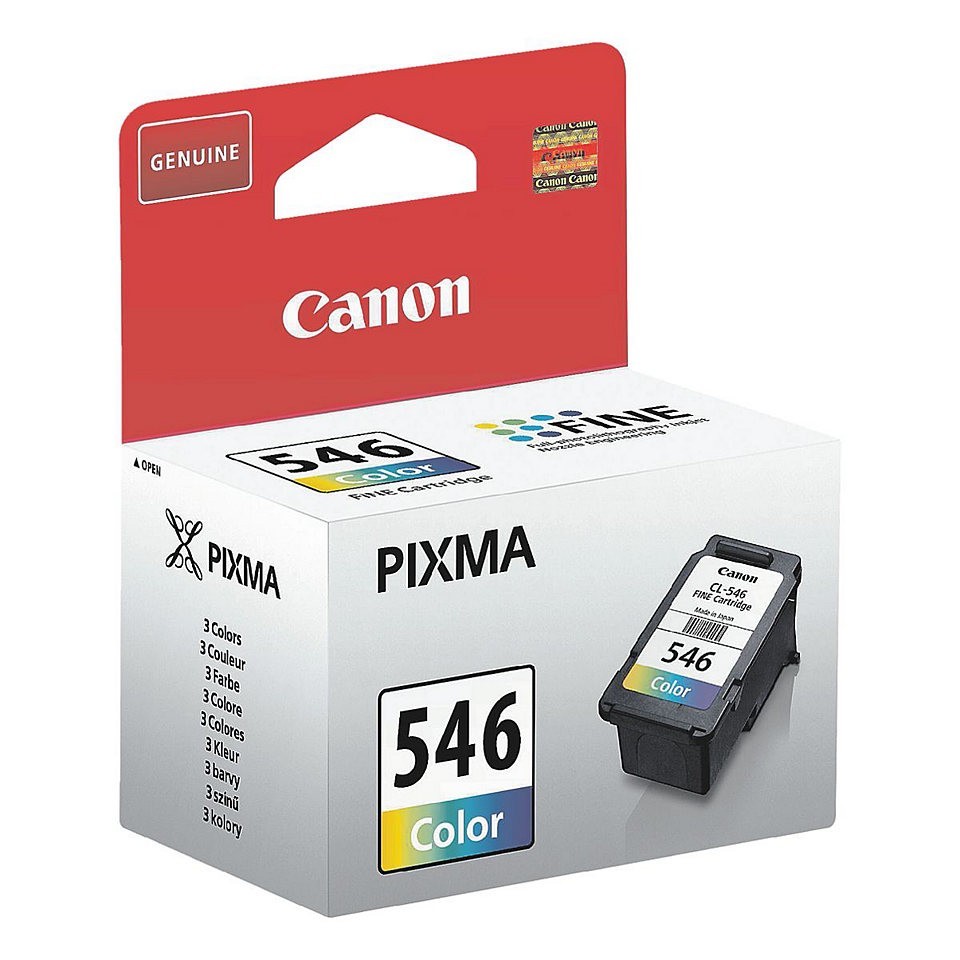 Cartus cerneala Canon MG2555, MX495, IP2850, MG2550, MG2950, MG2450 8289B001AA, CL-546, Color, Original