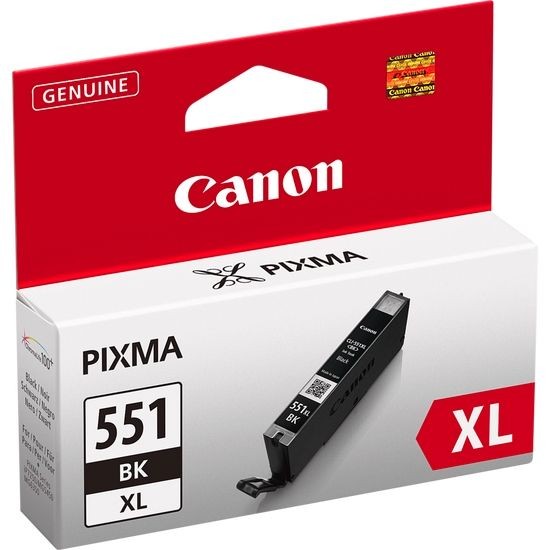 Cartus cerneala Canon Pixma IP7250, IP8750, IX6850, MG5450, MG5550, MG5650, MG6350, MG6450, MG6650, MG7150, MG7550, MX725, MX925 6443B001AA, CLI-551XLBK, 13ml Black Original
