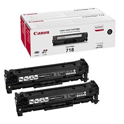 Cartus toner Canon LBP 7200CDN, 2662B017AA, CRG-718BKTWIN Black Original