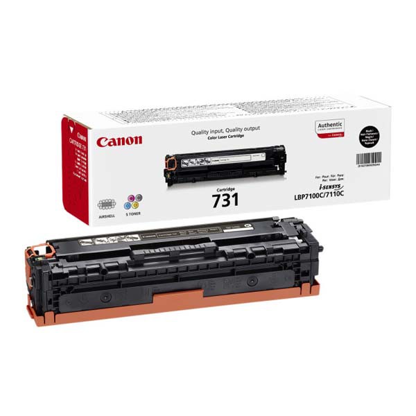 Cartus toner Canon LBP 7110CW, MF 8280CW, LBP 7100CN, MF 8230CN CRG-731 6272B002AA, CRG-731BK 1.4k Black Original