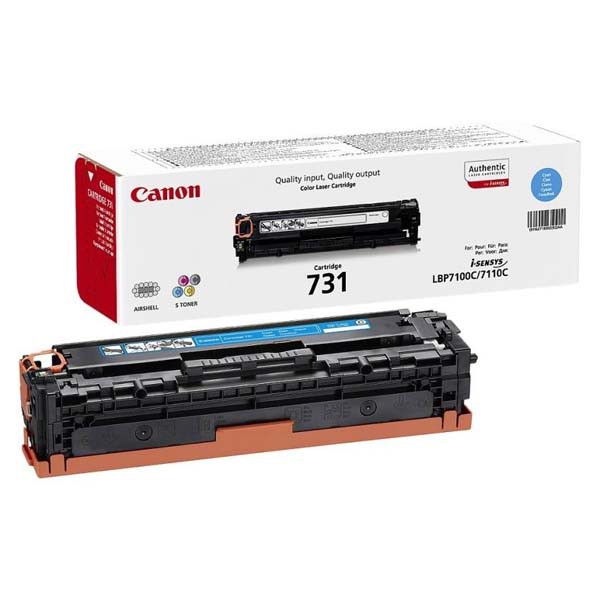 Cartus toner Canon LBP 7110CW, MF 8280CW, LBP 7100CN, MF 8230CN CRG-731 6271B002AA, CRG-731C 1.5k Cyan Original