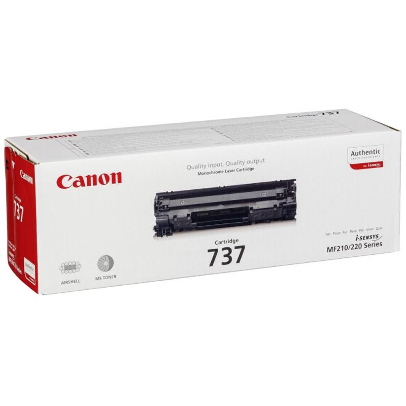 Cartus toner Canon MF 212 W, MF 217 W, MF 229 DW, MF 211, MF 216 N, MF 226 DN CRG-737 Black Promo Original