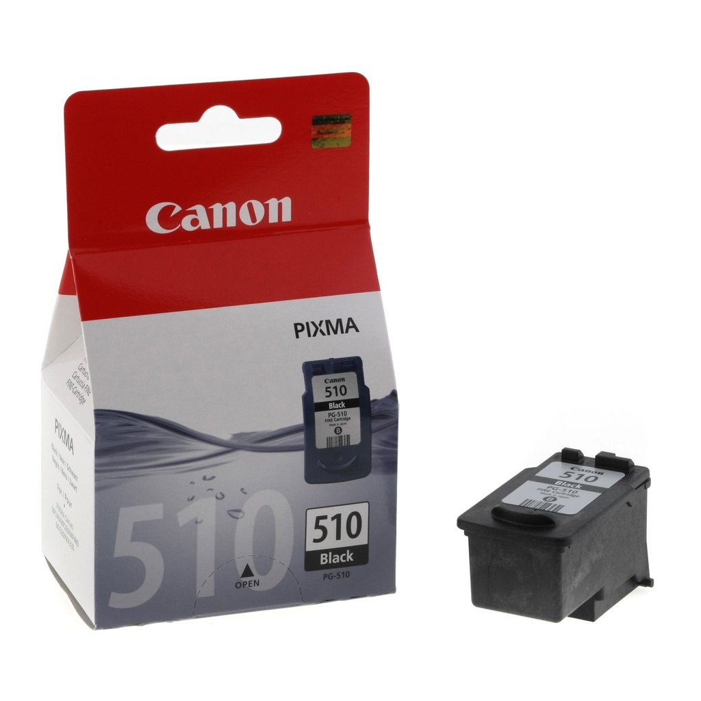 Cartus cerneala Canon MP250, MX360, MP492, MP260, MX420, MP499, MP272, IP2702, MX330, MP282, MP240, MX350, MP490, MP252, MX410, MP495, MP270, IP2700, MX320, MP280, MP230, MX340, MP480, 2970B001AA, PG-510, Black, Original