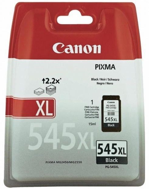 Cartus cerneala Canon MG 2550, IP 2850, MX 495, MG 2555, MG 2450, MG 2950 8286B001AA, PG-545XL, PG545XL, Black, Original