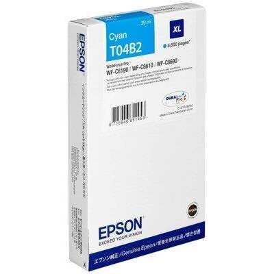 Cartus cerneala Epson WORKFORCE PRO C8190DW, C8610DWF, C8690DWF C13T04B240 Ink Cartridges, T04B2, Singlepack, XL 4.6k Cyan Original