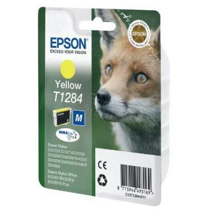 Cartus cerneala Epson S22, SX 125, SX 130, SX 230, SX 235, SX 420, SX 425, SX 445 C13T12844011 Yellow Original