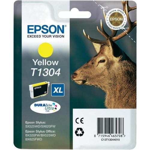 Cartus cerneala Epson STYLUS SX 525WD, BX305F, BX625FWD C13T13044010 Yellow Original