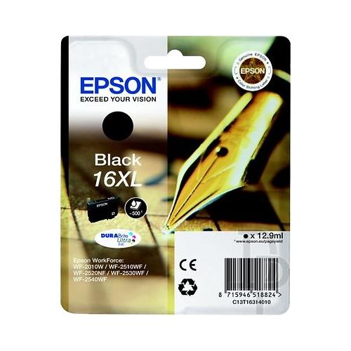 Cartus cerneala EPSON STYLUS WF 2010W Nr.16XL C13T16314010 Black Original