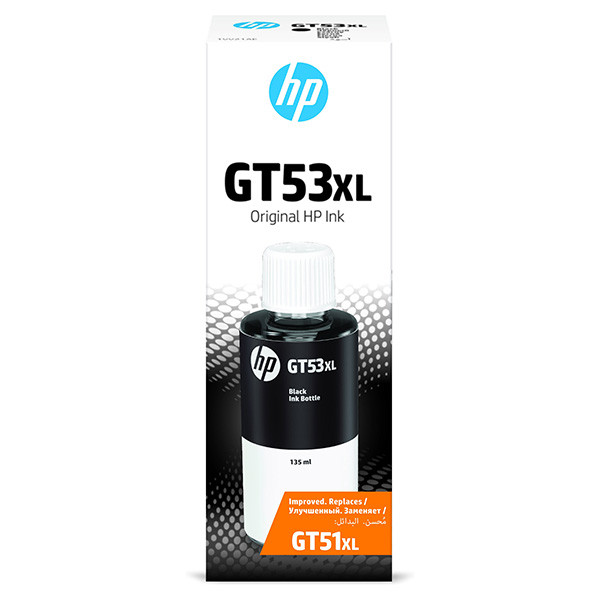 Cartus cerneala HP Ink Tank 100 / 300 series, Ink Tank Wireless 400 series, Smart Tank 500 series, Smart Tank Wireless 500 / 600 series GT53XL 6k Black Original