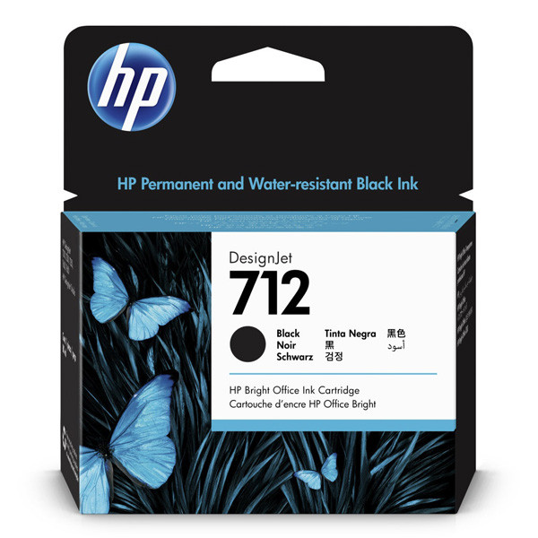 Cartus cerneala High Yield HP DJ T630 NR.712, 80 ml Black Original