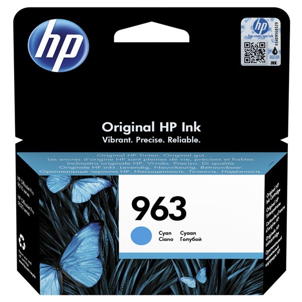 Cartus cerneala HP OJ Pro 9010, OJ Pro 9020, OJ Pro 9013, OJ Pro 9023, OJ Pro 9014 NR.963 NR.963 3JA23AE 0.7k Cyan Original