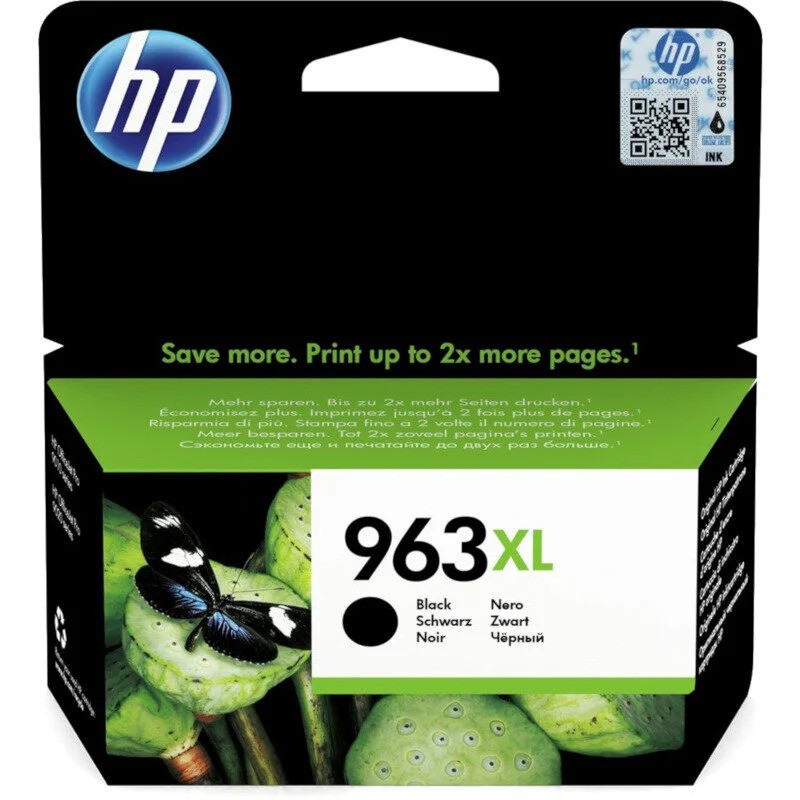 Cartus cerneala High Yield HP OJ Pro 9010, OJ Pro 9020, OJ Pro 9013, OJ Pro 9023, OJ Pro 9014 NR.963XL NR.963XL 3JA30AE 2k Black Original