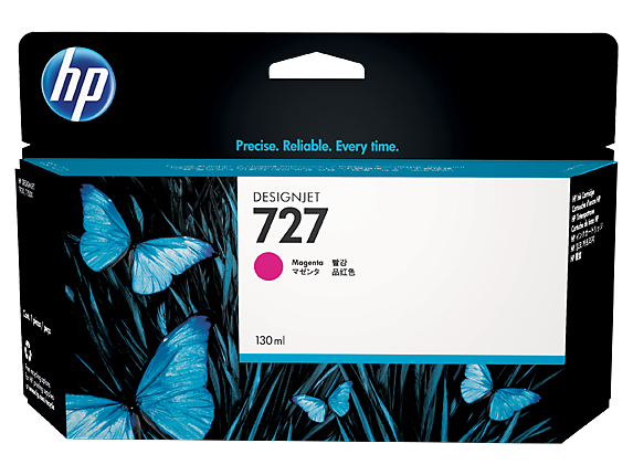 Cartus cerneala HP DJ T 1500 A1, DJ T 2500 E-MFP, DJ T 920 A1, DJ T 1500 PS A1, DJ T 2500 PS E-MFP, DJ T 920 PS A1 NR.727 NR.727 B3P20A Magenta Original