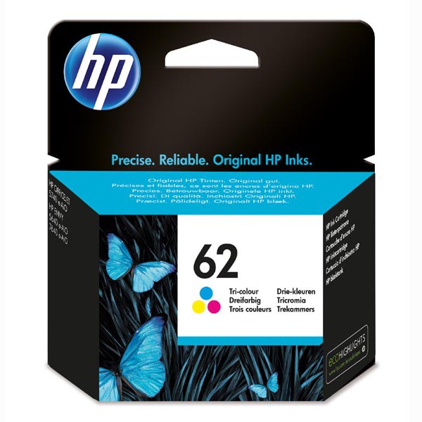 Cartus cerneala Tri-Colour HP ENVY 5548, ENVY 5640, ENVY 5646, ENVY 7640, OJ 200, OJ 5740 E-ALL-IN-ONE, OJ 5742 E-ALL-IN-ONE NR.62 Cyan/Magenta/Yellow Original
