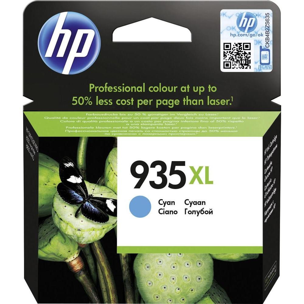 Cartus cerneala High Yield HP OJ 6812 ALL-IN-ONE, OJ 6815 ALL-IN-ONE, OJ PRO 6230, OJ PRO 6830, OJ PRO 6830 ALL-IN-ONE, OJ PRO 6835 ALL-IN-ONE NR.935XL NR.935XL C2P24AE Cyan Original