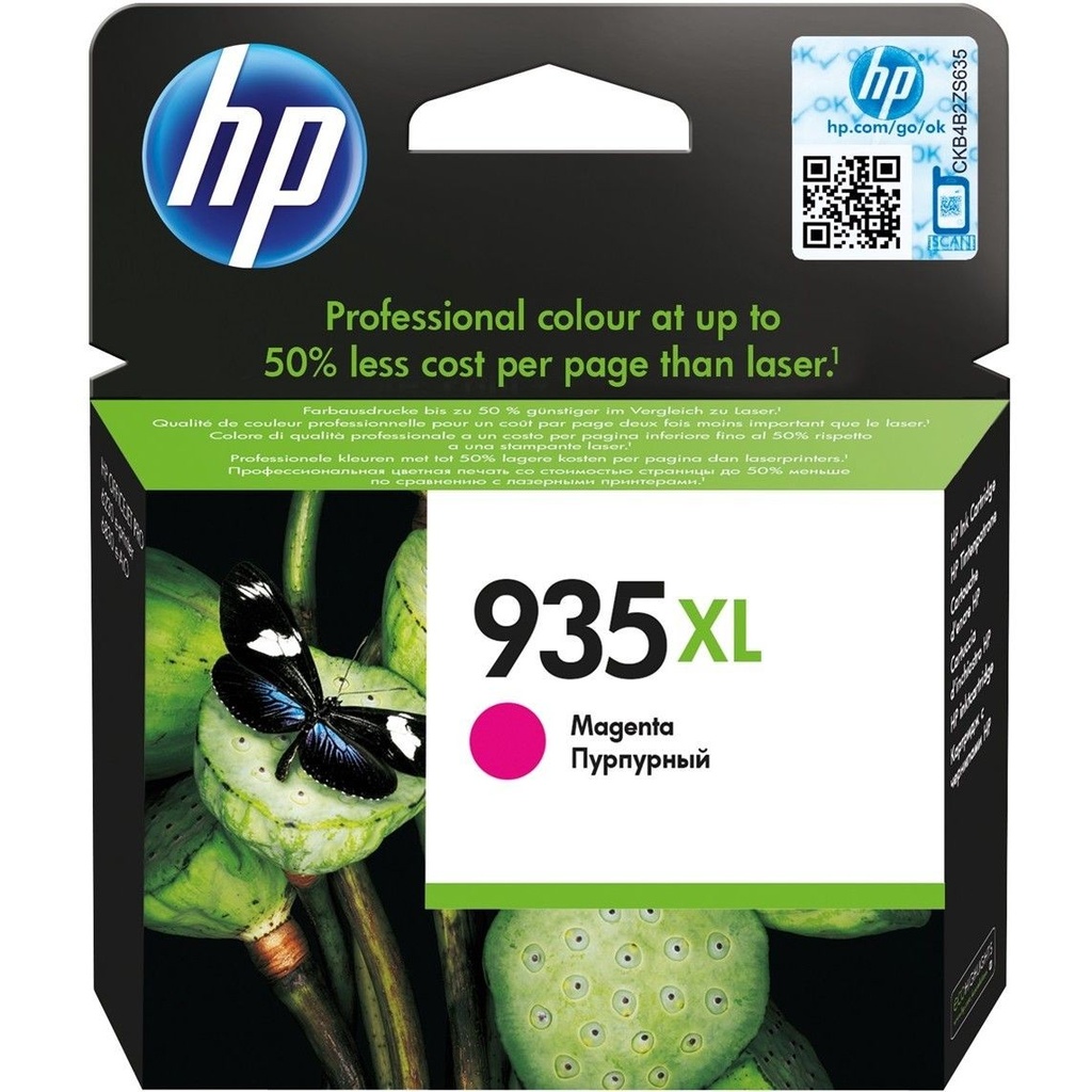 Cartus cerneala High Yield HP OJ 6812 ALL-IN-ONE, OJ 6815 ALL-IN-ONE, OJ PRO 6230, OJ PRO 6830, OJ PRO 6830 ALL-IN-ONE, OJ PRO 6835 ALL-IN-ONE NR.935XL NR.935XL C2P25AE Magenta Original