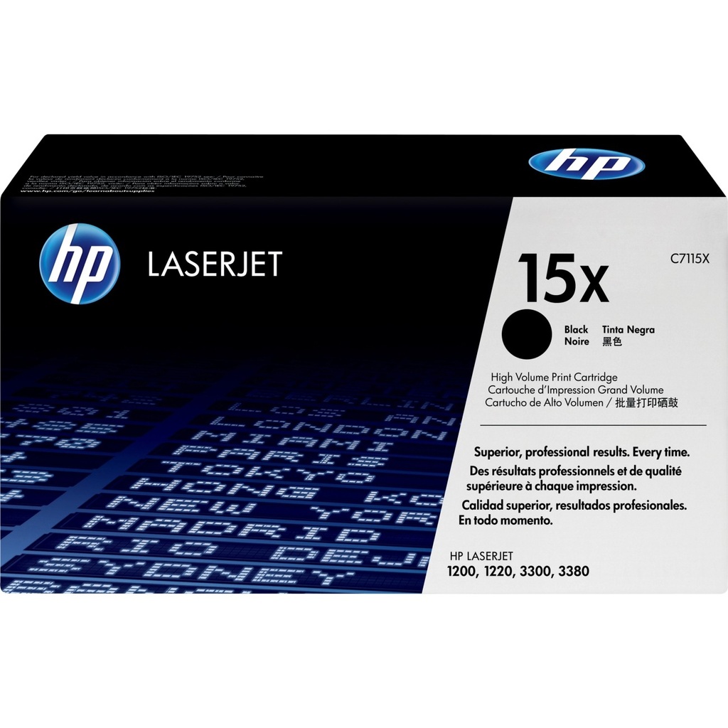 Cartus toner HP LJ 1220, LJ 3380, LJ 1000, LJ 1200, LJ 3330, LJ 3300, LJ 1005 NR.15X 3.5k Black Original