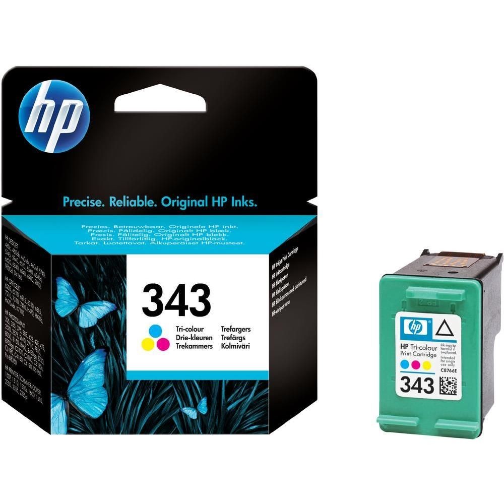 Cartus cerneala HP PS C 3180,PS C3100,DJ 9800,OJ 7100,DJ 460WBT,DJ 460,OJ H 470,PS C3180,PS 7850,OJ 7300,PS C 1510,PS C1510,DJ 5745,PS 8450,OJ H470B,OJ 7400,PS C 2355,PS C2350,DJ 6540,OJ 6200,PS C 3170,PS C2355P,DJ 6840,OJ 6215,DJ 460CB,PS C 3180 S,PS C3170 NR.343 Cyan/Magenta/Yellow Original