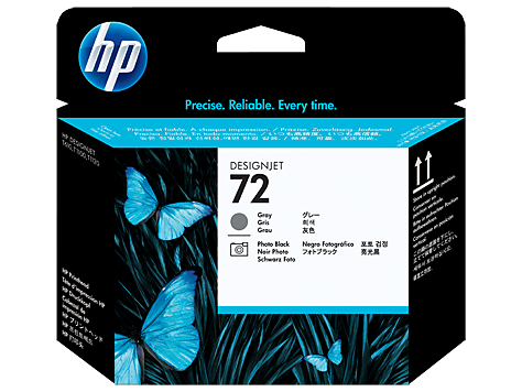 Cap printare HP DJ T 1120, DJ T 620, DJ 1200, DJ T 1100, DJ T 610 NR.72, C9380A, 130ml Photo Black& Grey Original