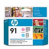 Cap printare HP Designjet Z6100 A0 42', Z6100 A0 60', Z6100PS A0 42', Z6100PS A0 60' NR.91, C9462A  Light- Magenta, Light- Cyan Original