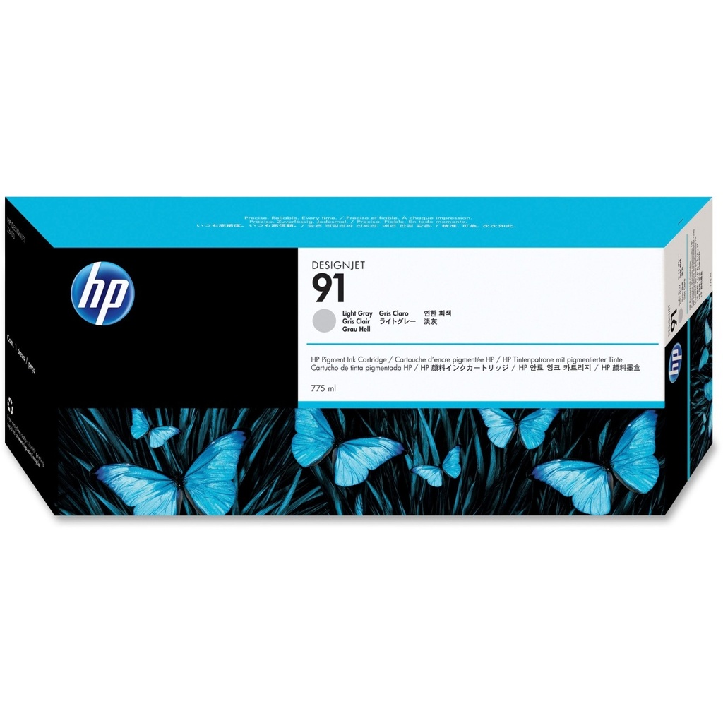 Cartus cerneala HP Designjet Z6100 A0 42', Z6100 A0 60', Z6100PS A0 42', Z6100PS A0 60' NR.91 C9466A Light Grey Original