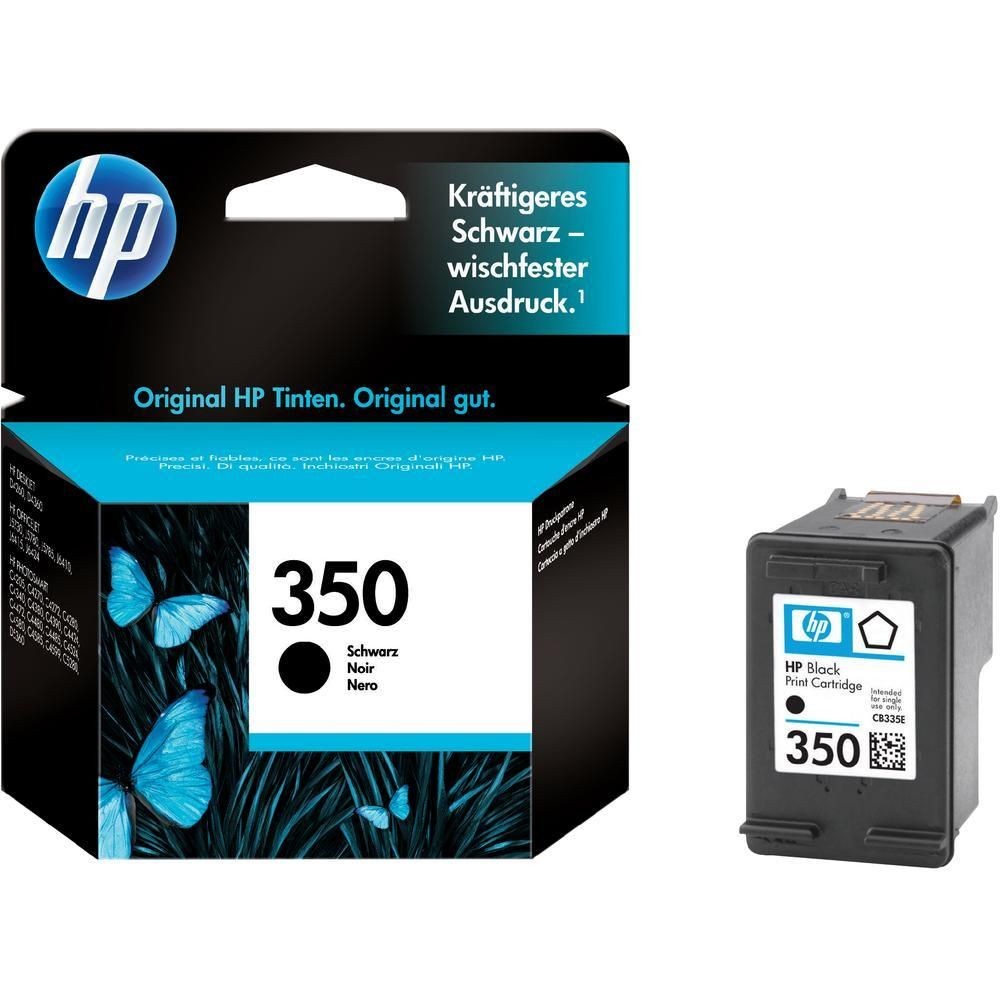 Cartus cerneala HP PS C 4385, OJ 5785, PS C 4340, PS C 5280, OJ 5730, PS C 4272, PS C 4480, DJ 4260, OJ 6424, PS C 4390, OJ 6410, PS C4 380, PS C 4500, OJ 5780, PS C 4280, PS C 4485, DJ 4360, PS C 4270, PS C 4472, DJ 4200, OJ 6415 NR.350 Black Original