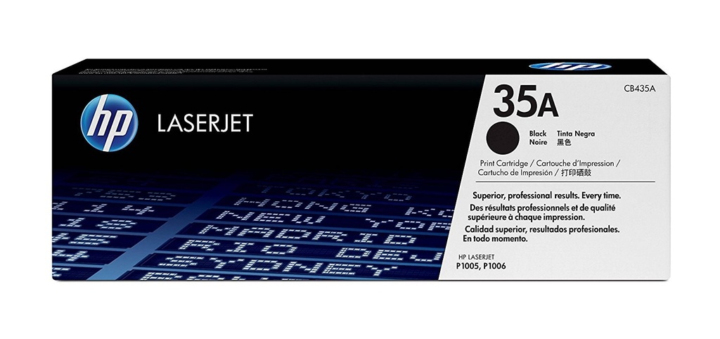 Cartus toner HP LJ P 1008, LJ P 1006, LJ P 1009, LJ P 1007, LJ P 1005, NR.35A, 1.5k, Black, Original