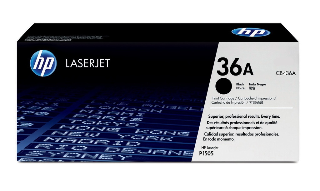 Cartus toner HP LJ M1120, LJ M1522, LJ P1505, NR.36A, 2k, Black, Original