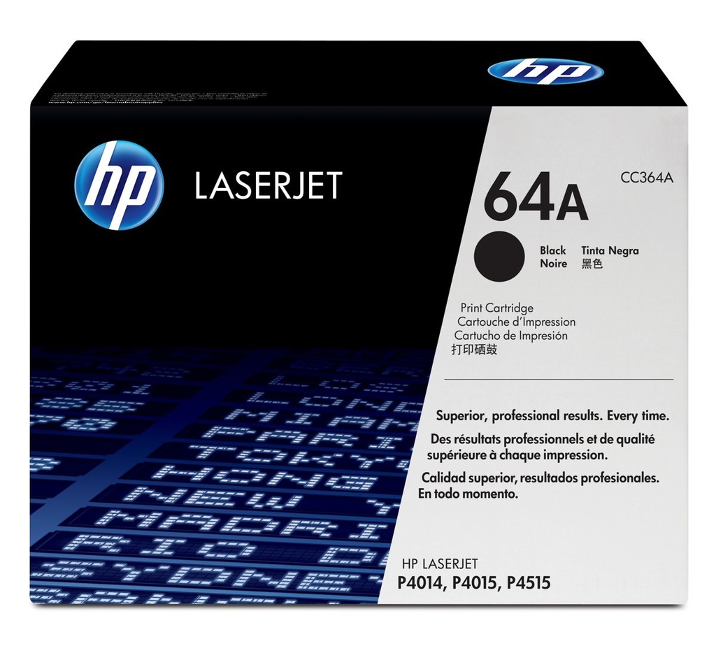 Cartus toner HP LJ P 4015, LJ P 4515, LJ P4014 NR.64A 10k Black Original