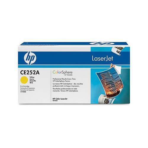 Cartus toner HP Color LJ CM3530, Color LJ CP3525, NR.504A, HP 504A, CE252A, 7k, Yellow, Original