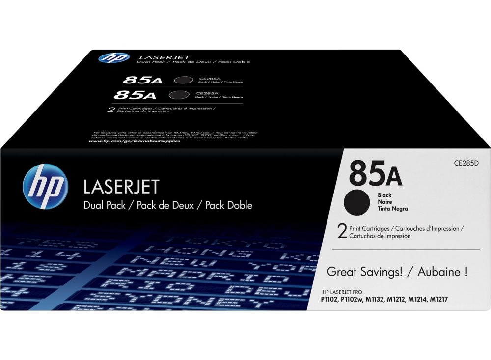 Cartus toner HP LJ PRO M 1130, LJ Pro M1217, LJ Pro P1102, LJ PRO M 1200, LJ Pro M1212, LJ Pro M1132, LJ P 1002, LJ PRO P 1100, LJ PRO 1200 MFP, NR. 85A, 1.6k, Black, Original