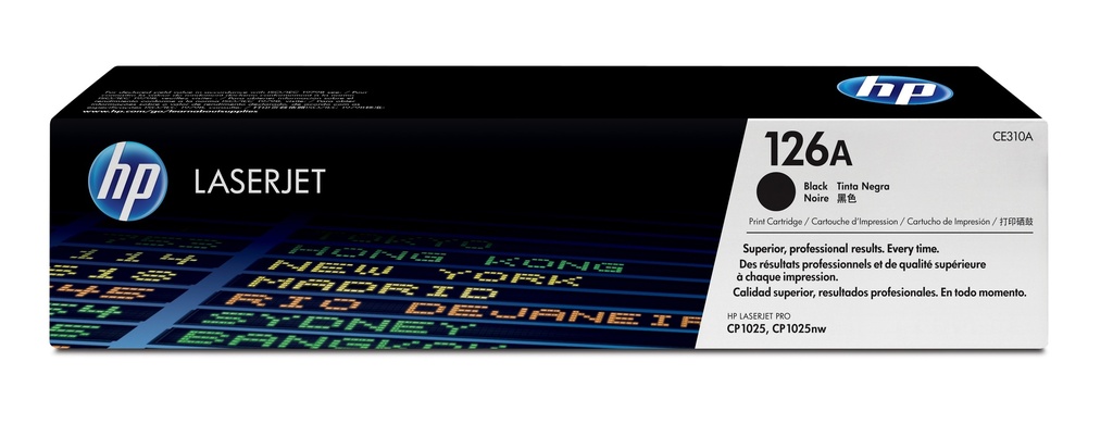 Cartus toner HP Color LJ Pro CP 1025, TopShot LJ Pro M275, NR.126A, HP 126A, 1.2k, Black, Original