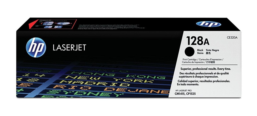 Cartus toner HP LJ Pro CM 1415, Color LJ CP 1520, Color LJ CP 1525 NR.128A NR.128A CE320A 2k Black Original