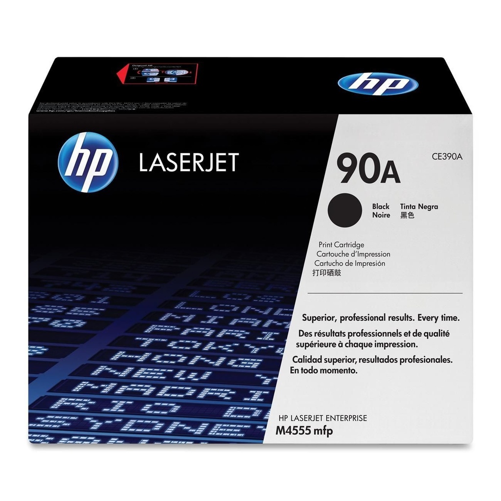 Cartus toner HP LJ ENTERPRISE M 603, LJ ENTERPRISE M 601, LJ M 4555 NR.90A 10k Black Original
