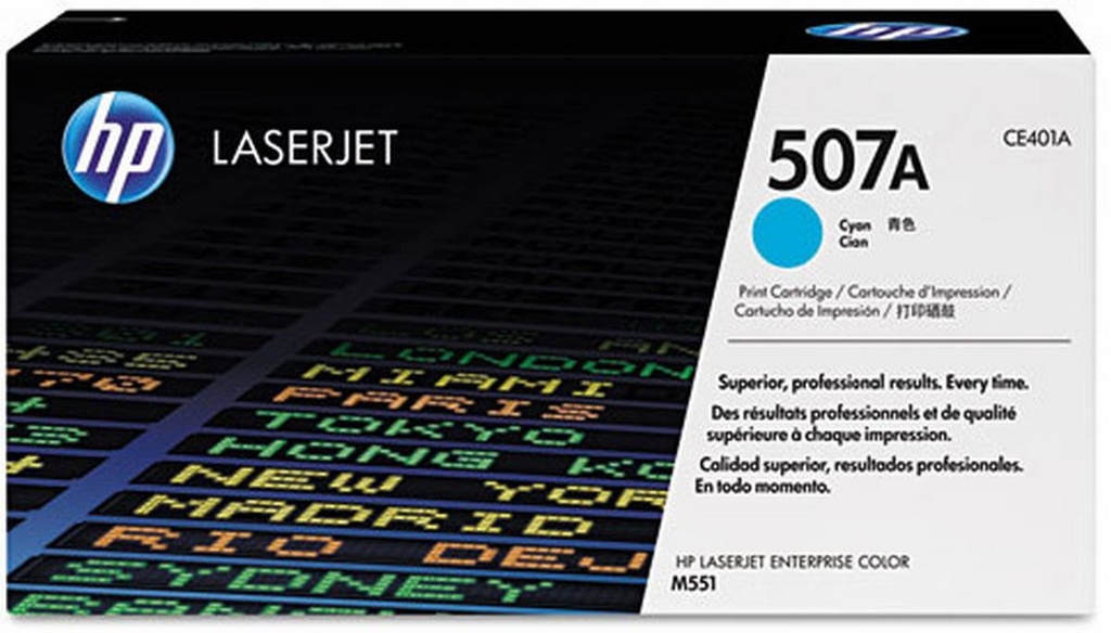 Cartus toner HP LJ Enterprise 500 color MFP M575dn, LJ Enterprise 500 color M551 NR.507A, CE401A 6k Cyan Original