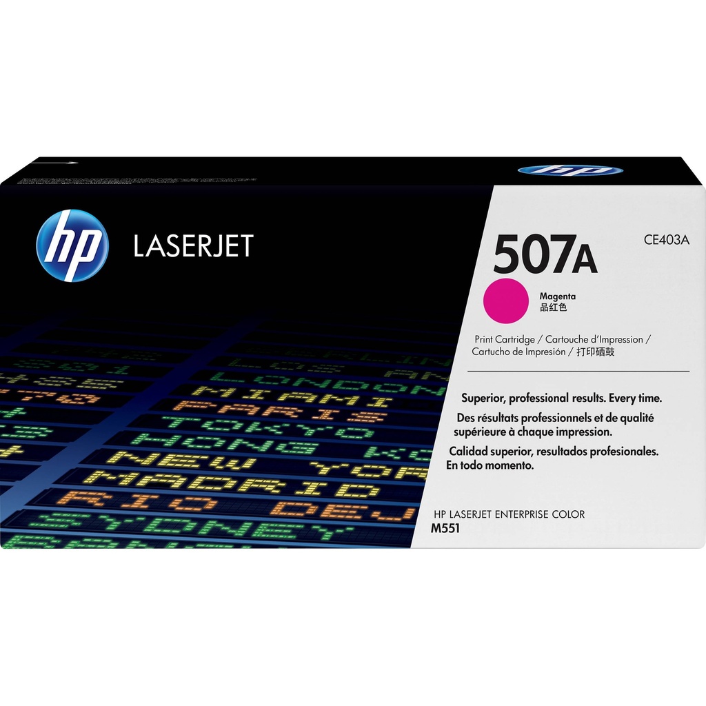 Cartus toner HP LJ Enterprise 500 color MFP M575dn, LJ Enterprise 500 color M551, NR.507A, CE403A 6k Magenta Original