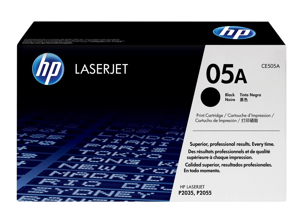 Cartus toner HP LJ P 2050, LJ P 2055, LJ P 2035 NR.05A 2.3k Black Original