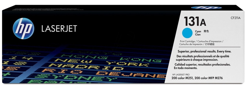 Cartus toner HP LJ Pro 200 color MFP M276, LJ Pro 300 color M351, LJ Pro 200 color M251 NR.131A NR.131A CF211A 1.8k Cyan Original