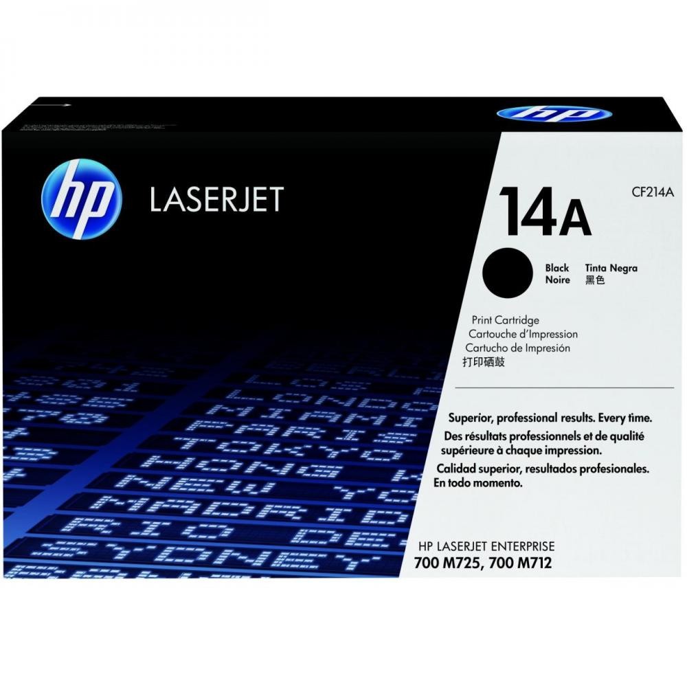 Cartus toner HP LJ Enterprise M725, LJ Enterprise 700 M712 NR.14A 10k Black Original