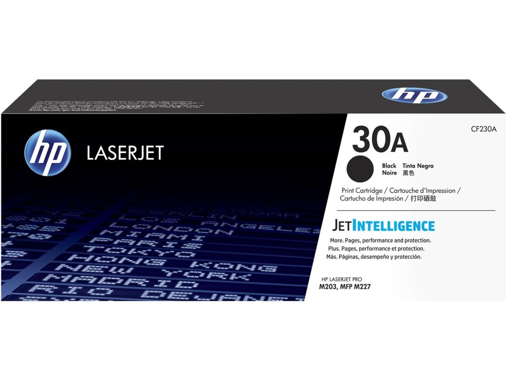 Cartus toner HP PRO M 203 DN NR.30A 1.6k Black Original