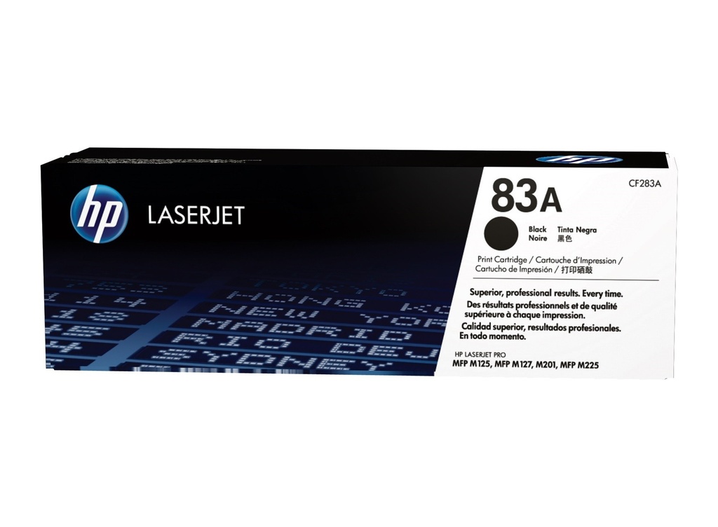 Cartus toner HP LJ Pro M127, LJ Pro M125A, LJ Pro M125NW, NR.83A, 1.5k, Black Original