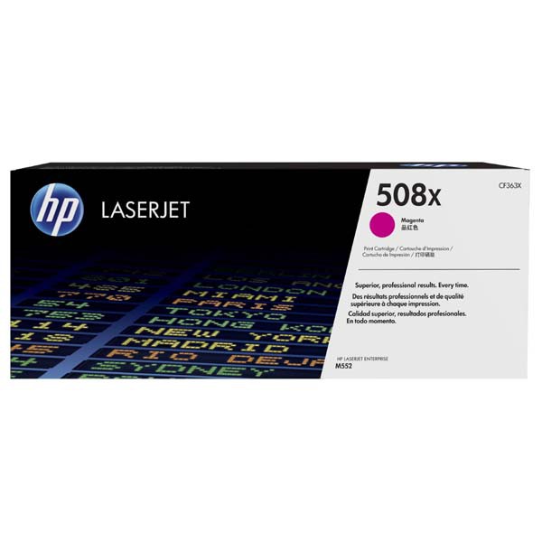 Cartus toner HP MFP Mngd M577DNM, M553DNM, M552DN, M553DN, M553N, M553X, M577C, M577DN, M577F, NR.508X CF363X 9.5k Magenta Original