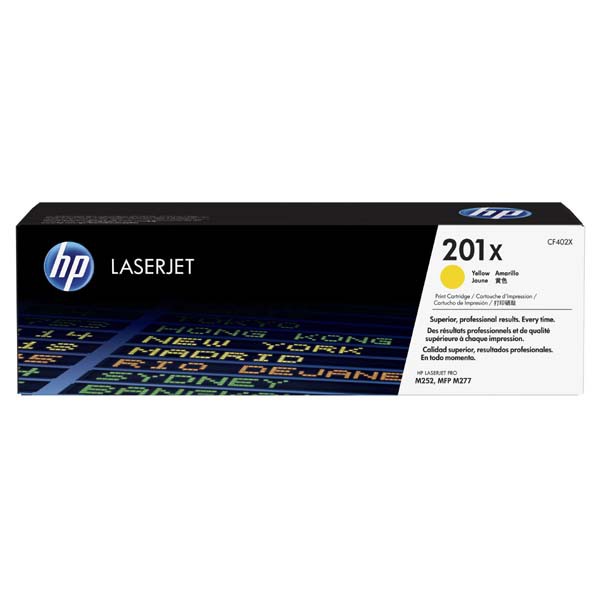 Cartus toner HC HP LJ PRO M252N, NR.201X, HP 201X, 2.3k, CF402X, Yellow, Original