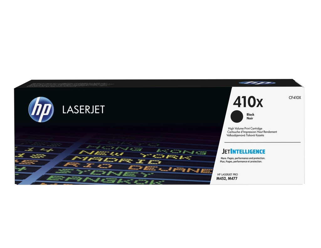 Cartus toner HC HP Color LJ Pro M452, M477, NR.410X, HP 410X, 6.5k, Black, Original