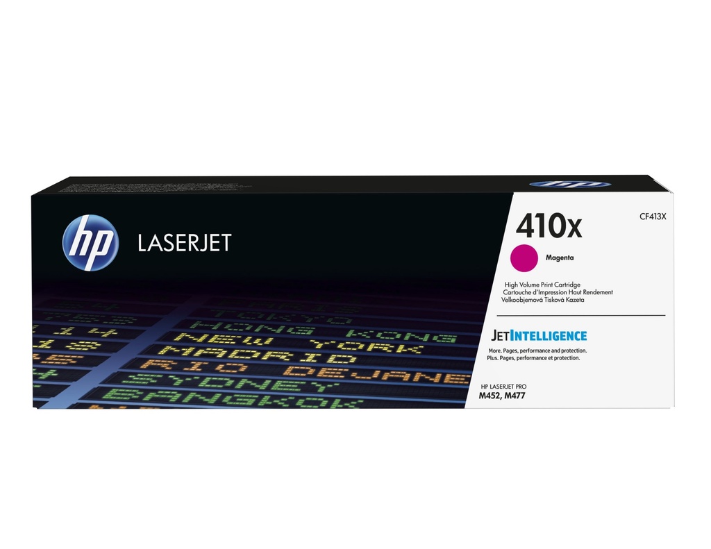 Cartus toner HC HP Color LJ Pro M452, M477 NR.410X, HP 410X, 5k, NR.410X, CF413X, 5k, Magenta, Original